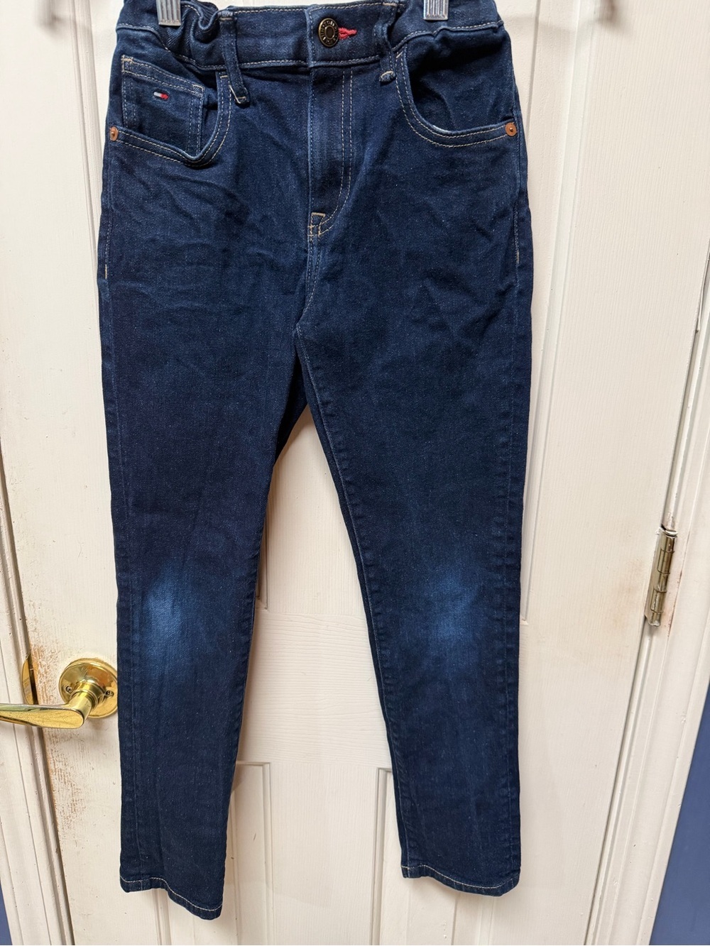 Tommy Hilfiger Navy Slim Fit Boy Jeans
Size 10